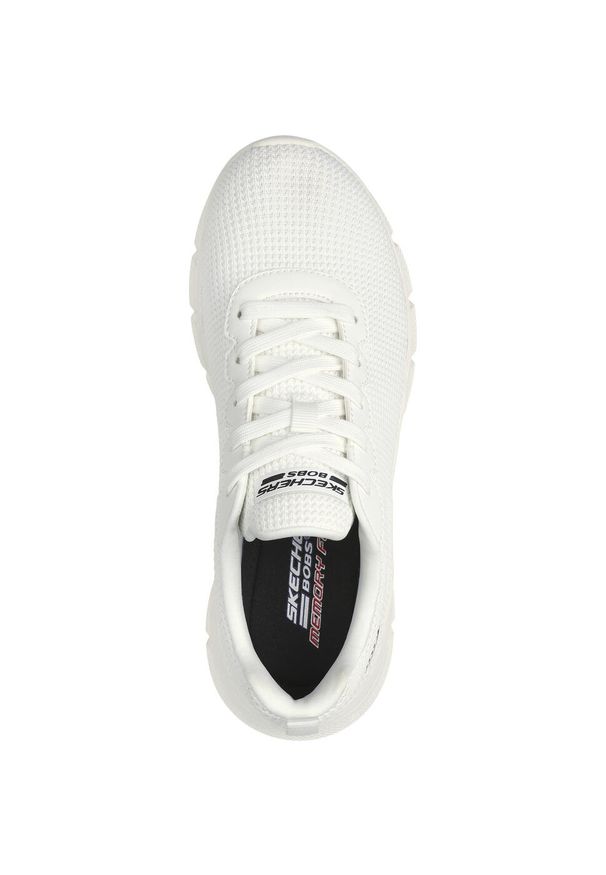 skechers - Buty Skechers Bobs B Flex-Visionar, Kobiety. Kolor: biały. Materiał: syntetyk, materiał