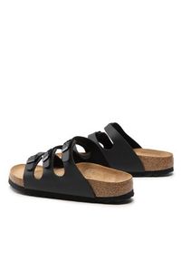 Birkenstock Klapki Florida 53013 Czarny. Kolor: czarny. Materiał: skóra #4