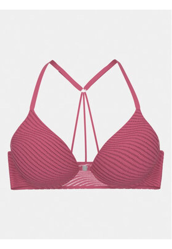 Triumph Biustonosz push-up Harmony Spotlight WHUF 10217429 Różowy. Kolor: różowy. Materiał: syntetyk. Rodzaj stanika: push-up