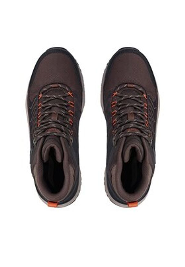 skechers - Skechers Trapery Arch Fit Dawson Raveno 204634/BRN Brązowy. Kolor: brązowy. Materiał: materiał