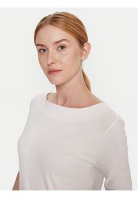 Calvin Klein Bluzka LV044C217G Biały Slim Fit. Kolor: biały. Materiał: bawełna #3