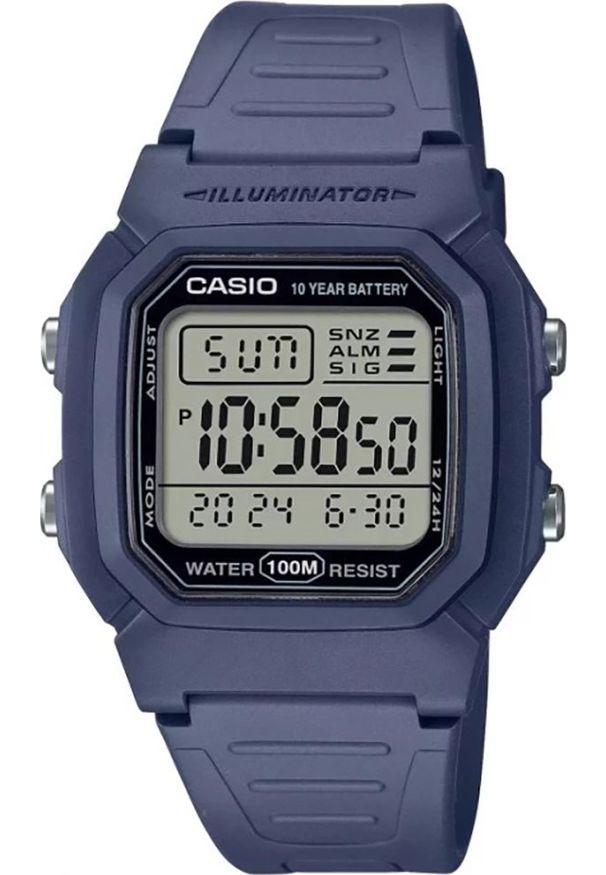 Zegarek Casio ZEGAREK MĘSKI CASIO W-800H-2A (zd100c) - KLASYKA + BOX