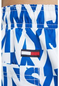 Tommy Jeans szorty kąpielowe kolor niebieski. Kolor: niebieski. Materiał: tkanina, poliester, materiał #4