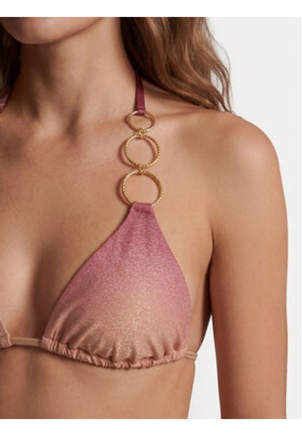 Guess Góra od bikini E6GJ11 KF600 Różowy. Kolor: różowy. Materiał: syntetyk
