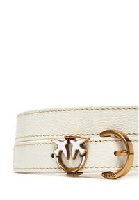 Pinko - PINKO Pasek Damski Tamboril H2.5 Belt 102820 A158 Biały. Kolor: biały. Materiał: skóra #3