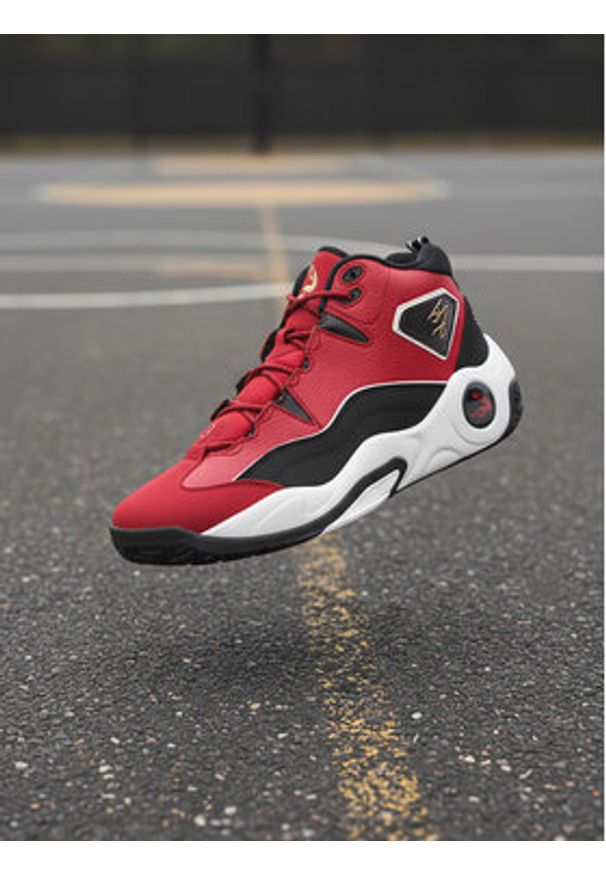 Shaq Sneakersy EOSS-H.O.F AQ95027M-RZ Czerwony. Kolor: czerwony. Materiał: skóra