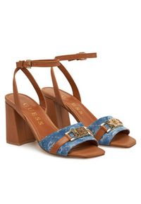 Guess Sandały FLJGR2 FAL03 Niebieski. Kolor: niebieski. Materiał: materiał