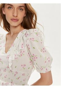 Gina Tricot Sukienka letnia 22230 Écru Regular Fit. Materiał: syntetyk. Sezon: lato #5