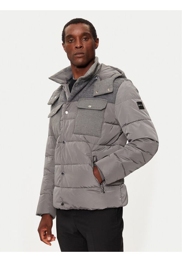 BOSS Kurtka zimowa C-Caniel 50524358 Szary Regular Fit. Kolor: szary. Materiał: syntetyk. Sezon: zima