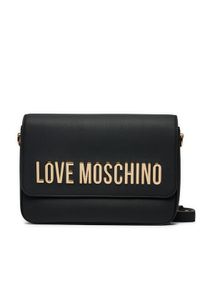 Love Moschino - LOVE MOSCHINO Torebka JC4023PP1LKD0000 Czarny. Kolor: czarny. Materiał: skórzane #1