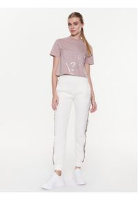 Guess T-Shirt Adele V2YI06 K8HM0 Różowy Boxy Fit. Kolor: różowy. Materiał: bawełna #2