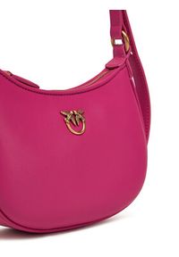 Pinko - PINKO Torebka Half Moon Baby AI 24-25 PLTT 103538 A0F1 Różowy. Kolor: różowy. Materiał: skórzane #4
