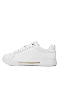TOMMY HILFIGER - Tommy Hilfiger Sneakersy Chique Court Sneaker FW0FW07634 Biały. Kolor: biały. Materiał: skóra #6