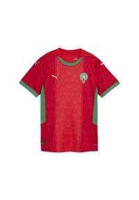 Puma - Damska koszulka domowa Maroko 2025 PUMA Red Archive Green. Kolor: czerwony, zielony, wielokolorowy