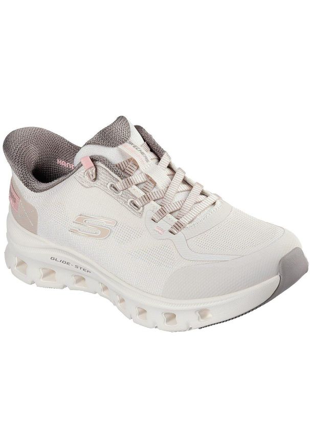 skechers - Adidasy Skechers Glide-step Pro-pure Motion, Kobiety. Kolor: brązowy. Materiał: materiał