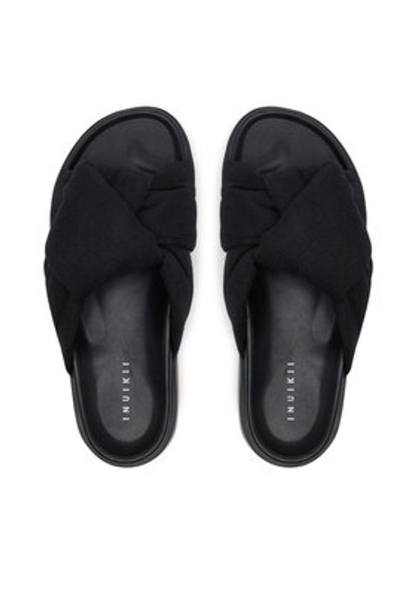 Inuikii Klapki Oversized 70104-147 Czarny. Kolor: czarny. Materiał: materiał