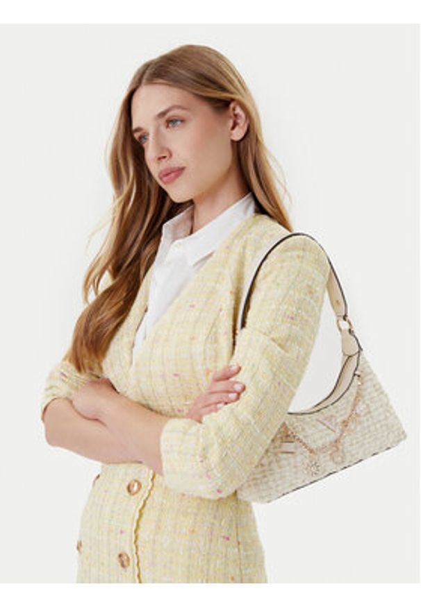 Guess Torebka Everlee HWAT86 79180 Beżowy. Kolor: beżowy