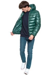 Wrangler - KURTKA ZIMOWA WRANGLER PUFFER JACKET PINE W4A0XTG01. Materiał: puch. Sezon: zima #2