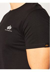 Alpha Industries T-Shirt Basic 188505 Czarny Regular Fit. Kolor: czarny. Materiał: bawełna #5