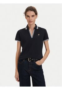 Beverly Hills Polo Club Polo P-SS26W-P0300 Granatowy Regular Fit. Typ kołnierza: polo. Kolor: niebieski. Materiał: bawełna #1