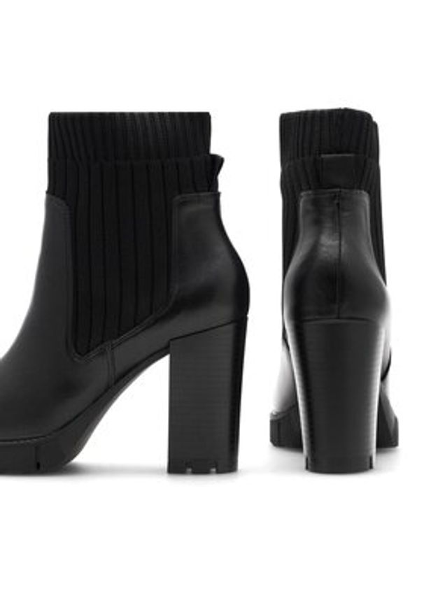 Sergio Bardi Botki WYL3523-3Z-SB Czarny. Kolor: czarny. Materiał: materiał