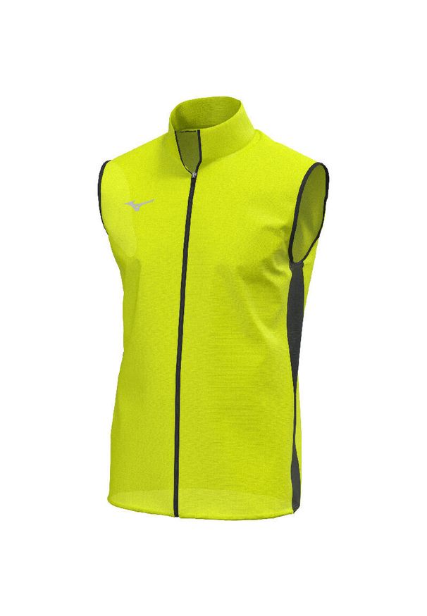 Kurtka wodoodporna Mizuno. Kolor: żółty. Sport: bieganie