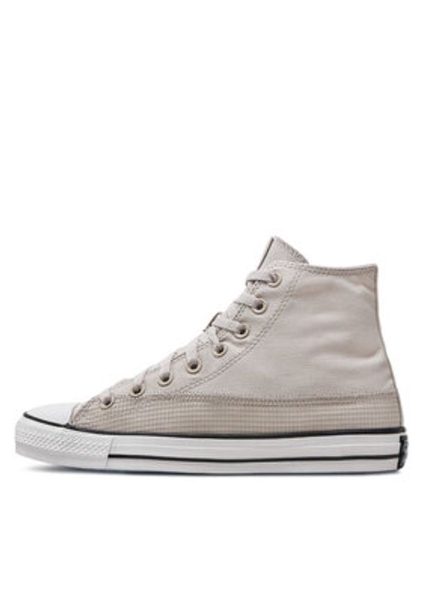 Converse Trampki Chuck Taylor All Star HI A07458C Szary. Kolor: szary. Materiał: materiał
