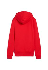 Bluza damska Puma Team Goal Casuals Hoody. Kolor: czerwony. Materiał: dresówka