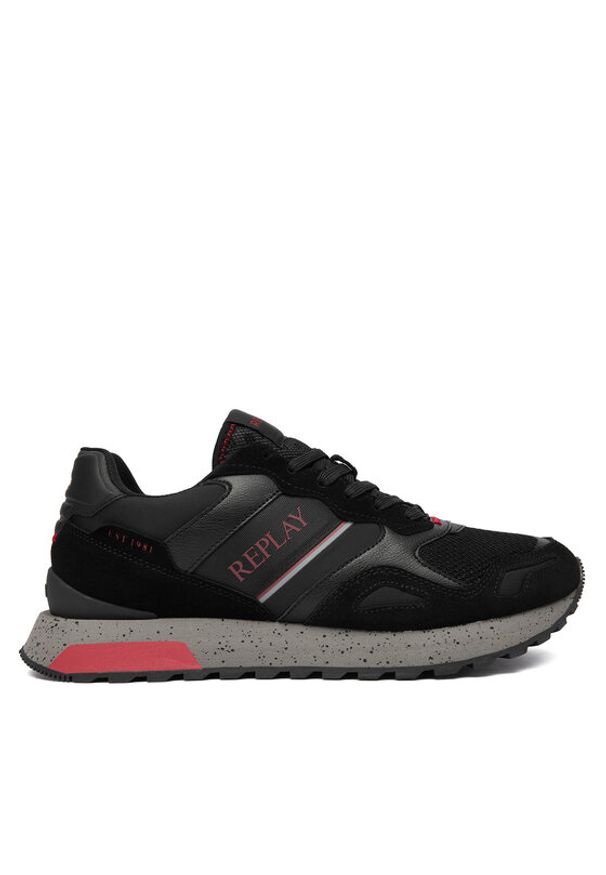 Replay - REPLAY Sneakersy GMSG6 .000.C0001T Czarny. Kolor: czarny. Materiał: materiał