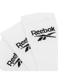 Reebok Skarpety długie R0452-SS24 (3-pack) Biały. Kolor: biały. Materiał: materiał