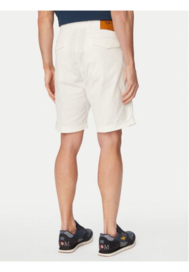 Aeronautica Militare Szorty materiałowe 261BE0278UCT04292 Biały Regular Fit. Kolor: biały. Materiał: bawełna