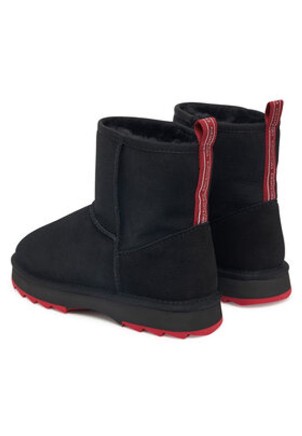 EMU Australia Śniegowce Sharky Mini W12434 Czarny. Kolor: czarny. Materiał: zamsz, skóra