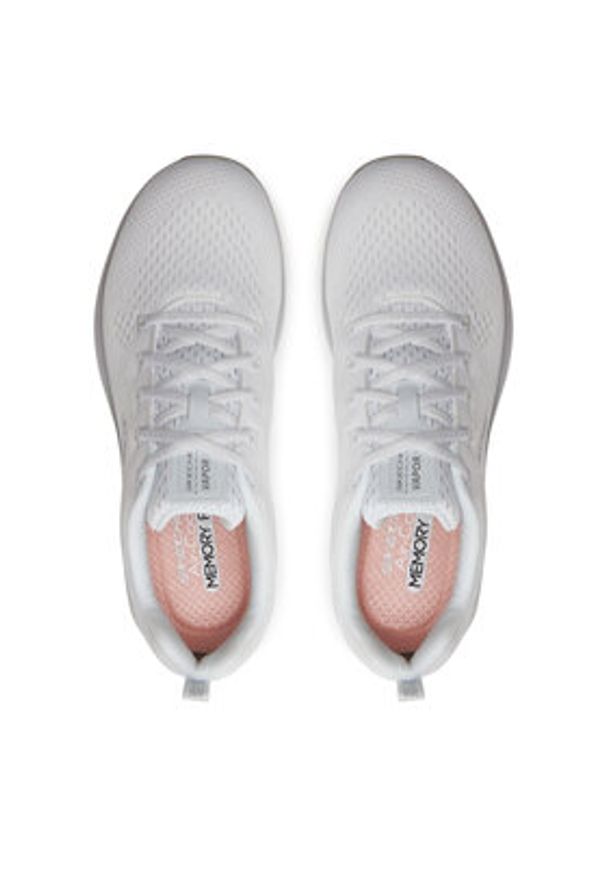 skechers - Skechers Sneakersy Vapor Foam-Midnight Glimmer 150025/WSL Biały. Kolor: biały. Materiał: mesh