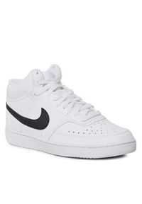 Nike Sneakersy Court Vision Mid Nn DN3577 101 Biały. Kolor: biały. Materiał: skóra. Model: Nike Court