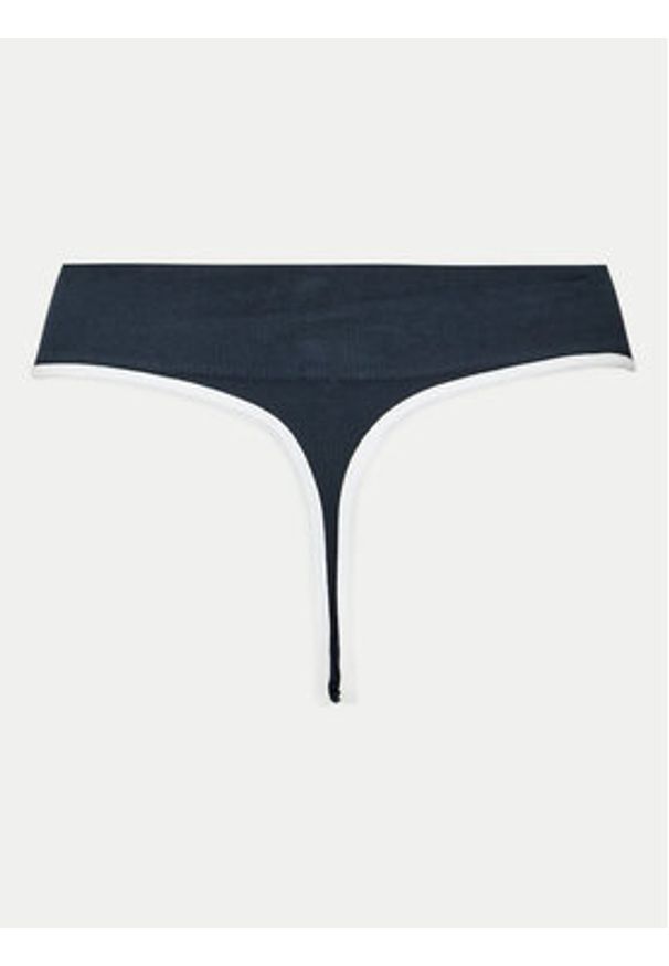 TOMMY HILFIGER - Tommy Hilfiger Stringi UW0UW05219 Granatowy. Kolor: niebieski. Materiał: bawełna