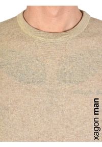 Xagon Man T-Shirt | P21081J11202 | Mężczyzna | Beżowy. Okazja: na co dzień. Kolor: beżowy. Materiał: bawełna, akryl. Styl: casual #8