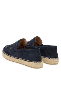 Manebi Espadryle Hamptons K 1.5 LW Granatowy. Kolor: niebieski. Materiał: zamsz, skóra #4