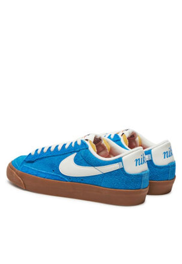 Nike Sneakersy FQ8060 400 Niebieski. Kolor: niebieski. Materiał: zamsz, skóra