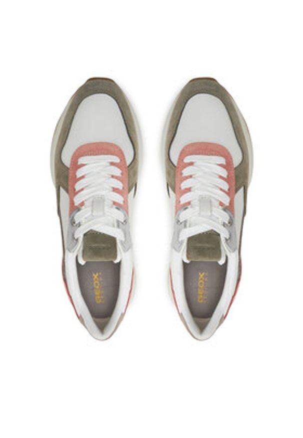 Geox Sneakersy D Amabel D45MDA-02285 C5Q1Z Kolorowy. Materiał: zamsz, skóra. Wzór: kolorowy