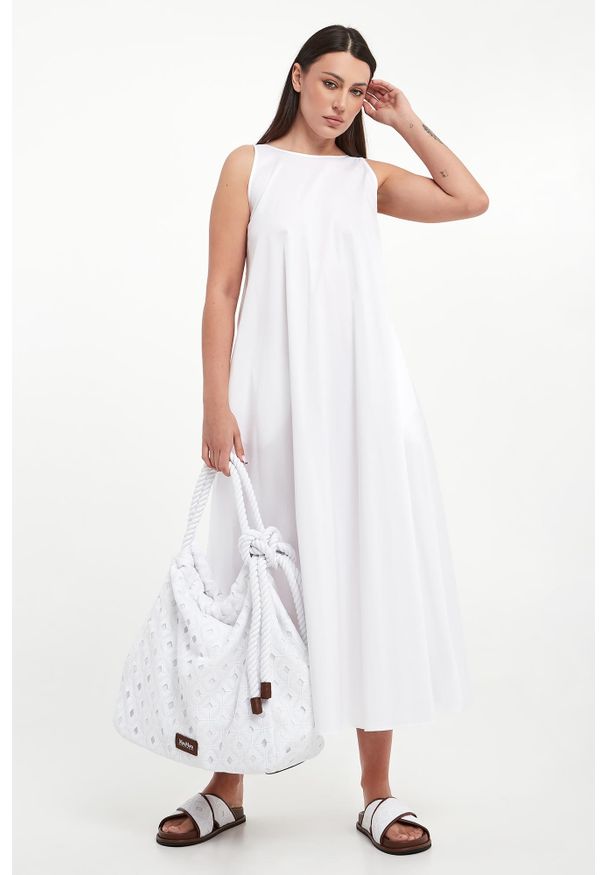 Max Mara Beachwear - Sukienka maxi Seta MAX MARA BEACHWEAR. Długość: maxi