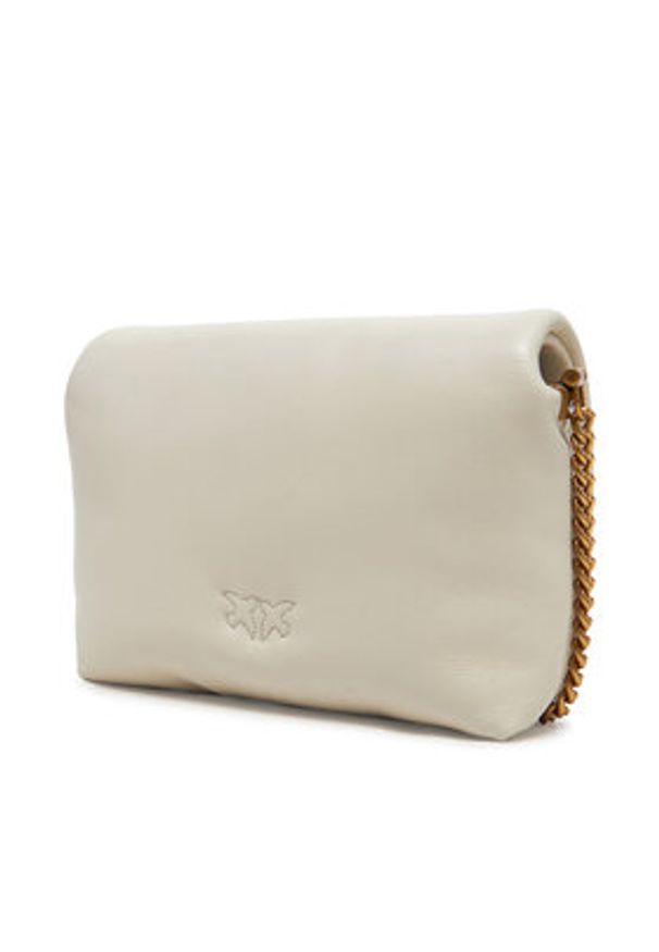 Pinko - PINKO Torebka Love Click Puff Baby 101584 A10F Écru. Materiał: skórzane