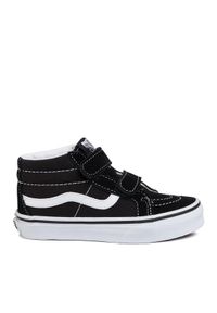Vans Tenisówki Sk8-Mid Reissue V VN00018T6BT1 Czarny. Kolor: czarny. Materiał: skóra, zamsz