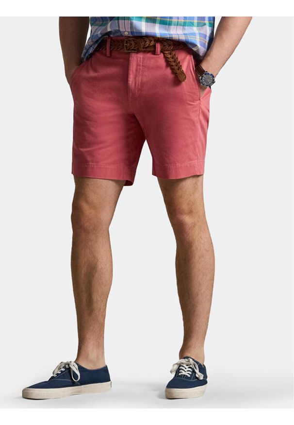 Polo Ralph Lauren Szorty jeansowe 710799213028 Czerwony Regular Fit. Kolor: czerwony. Materiał: bawełna