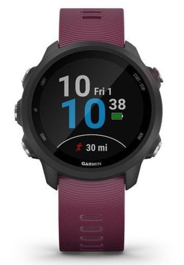 GARMIN - Garmin smartwatch Forerunner 245 Optic, Berry. Rodzaj zegarka: smartwatch. Kolor: fioletowy