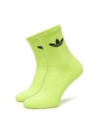 Adidas - adidas Zestaw 6 par wysokich skarpet unisex Trefoil Cushion JY2679 Kolorowy. Materiał: materiał, bawełna. Wzór: kolorowy #7