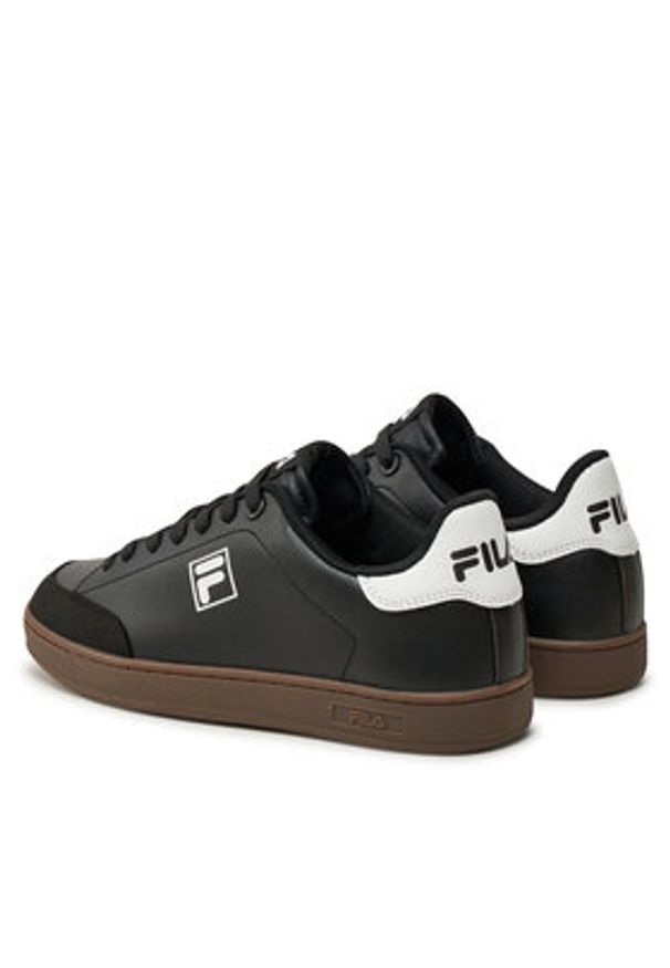 Fila Sneakersy Courtbay Wmn FFW0477.83036 Czarny. Kolor: czarny. Materiał: skóra