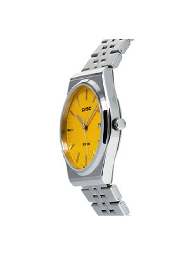 Casio Zegarek MTP-B145D-9AVEF Srebrny. Kolor: srebrny