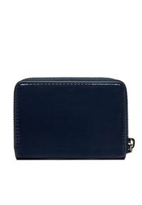 Tommy Jeans Mały Portfel Damski Tjw Ess Must Small Za Patent AW0AW16142 Granatowy. Kolor: niebieski. Materiał: skóra