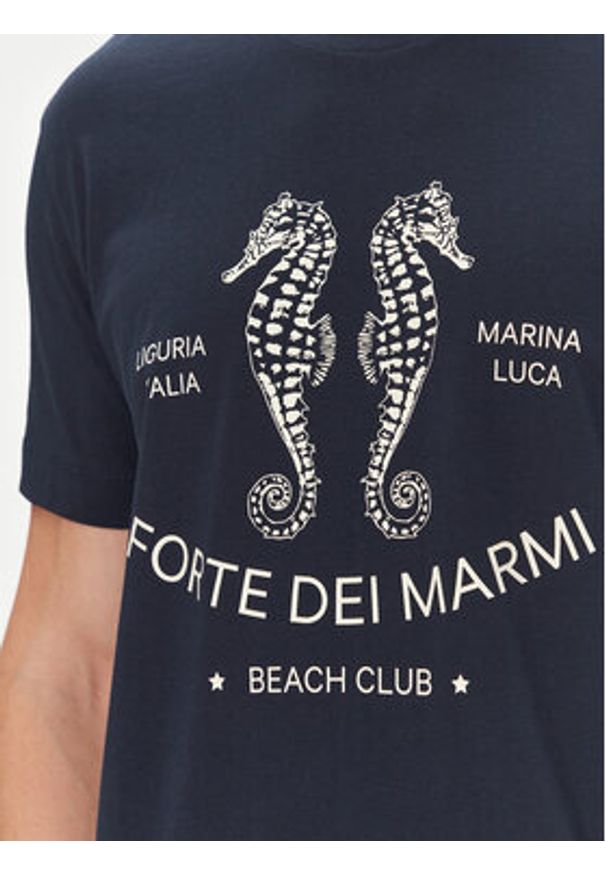 JOOP! Jeans T-Shirt 15 JJJ-25Almir 30045693 Granatowy Modern Fit. Kolor: niebieski. Materiał: bawełna