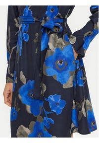 BOSS - Boss Sukienka koszulowa Dinalea1 50528637 Niebieski Regular Fit. Kolor: niebieski. Materiał: wiskoza. Typ sukienki: koszulowe #5